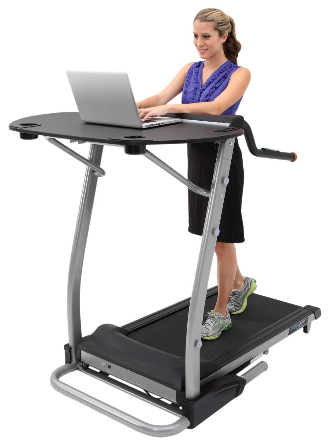 Stand Up Walking Treadmill Desk At The Office Coworking Space