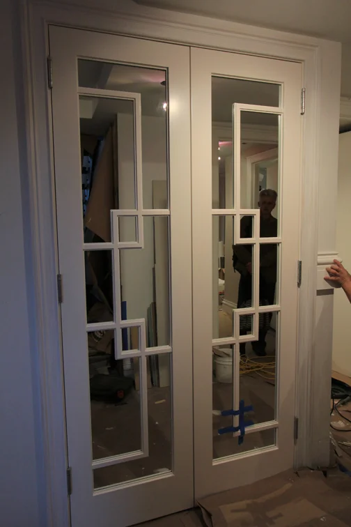 Custom closet doors