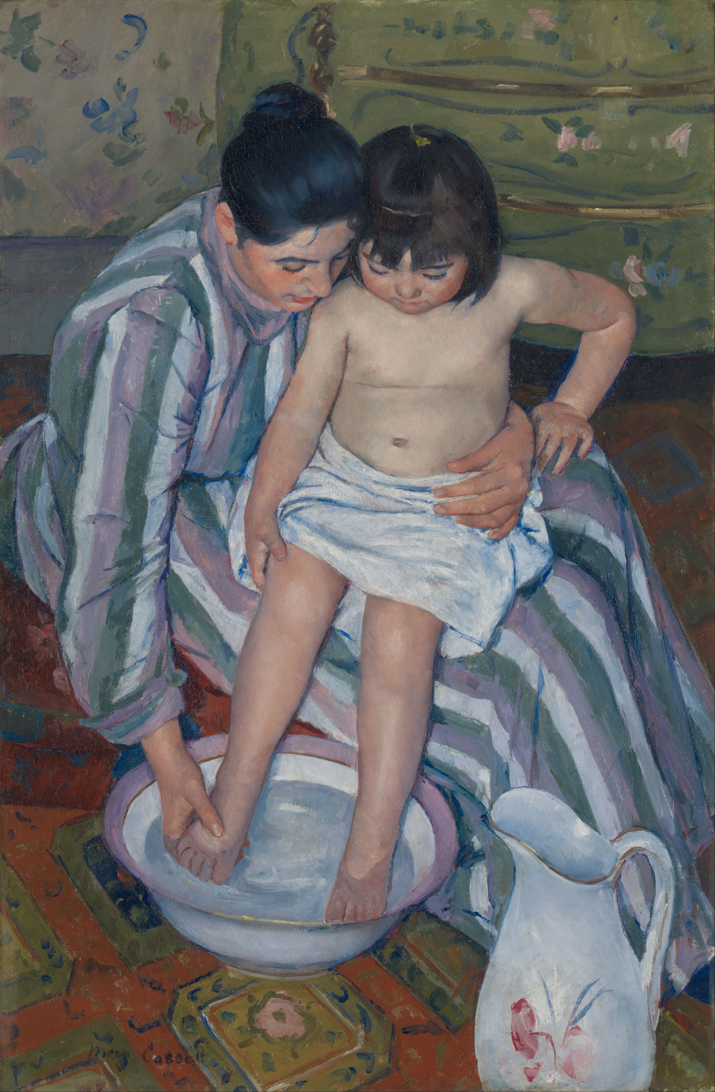 The Child's Bath, Mary Cassatt. 1893.