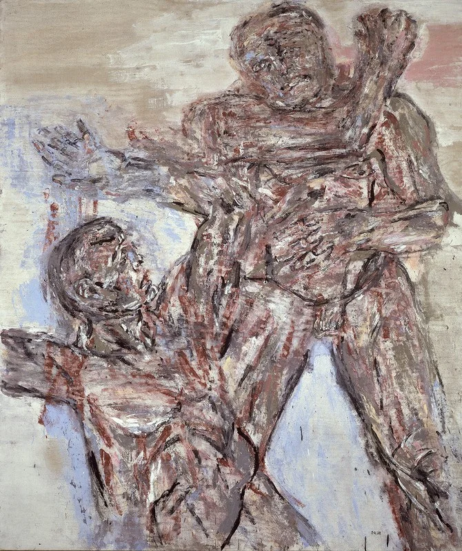 Combat, Leon Golub. 1964.
