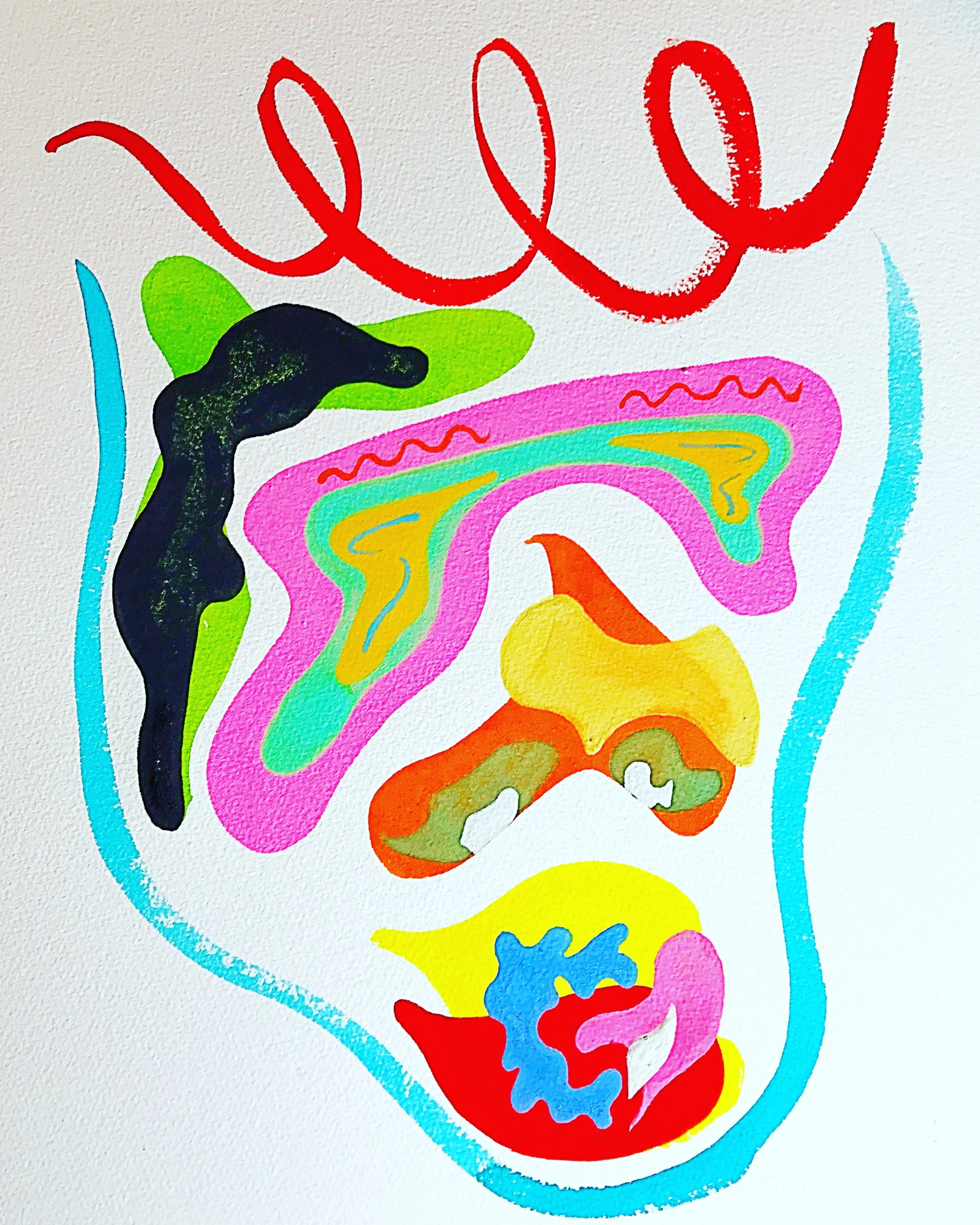 Kamikaze2018Watercolor, gouache16 x 12 in