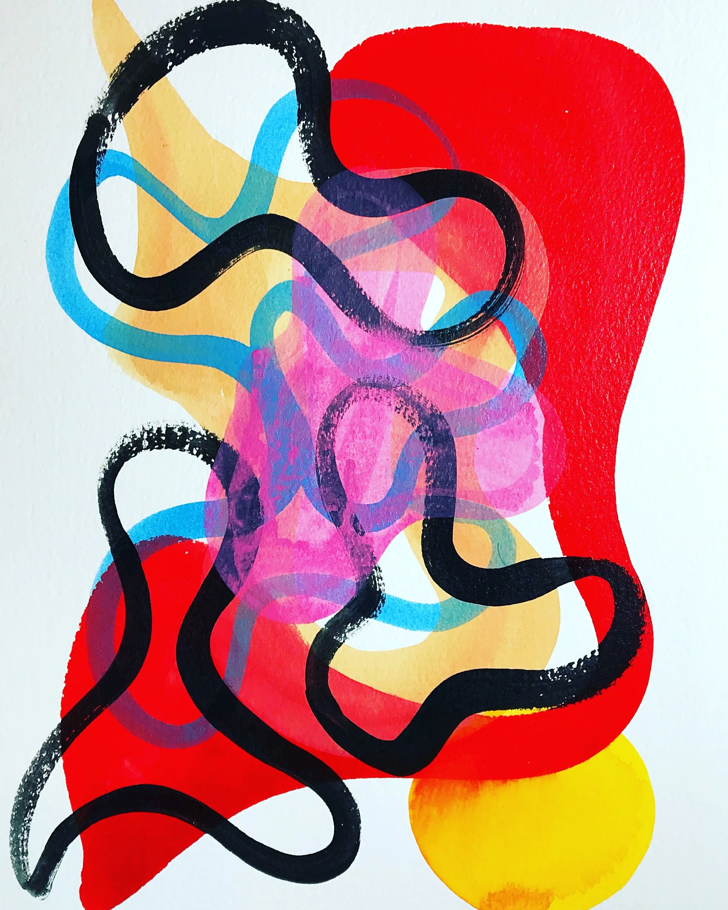 Untitled2018Watercolor, Guache16 x 14 inches