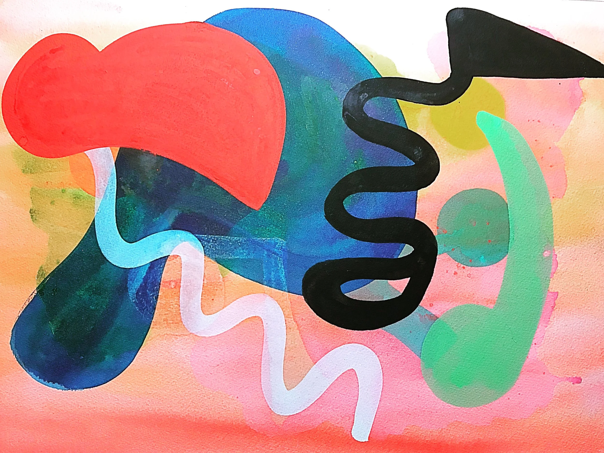 Untitled2018Watercolor, Guache12 x 16 inches