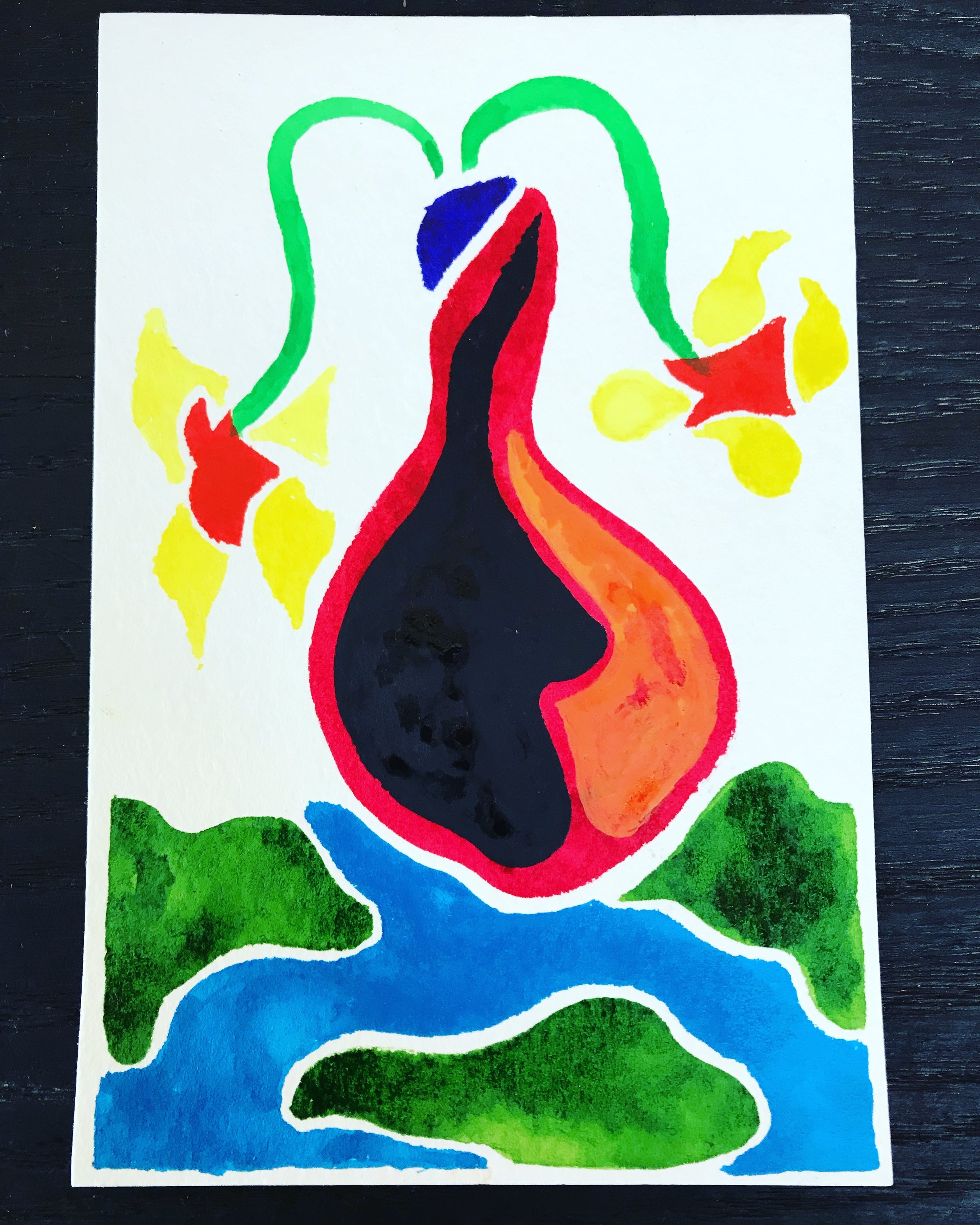 Untitled2018Watercolor, Guache4 x 6 inches
