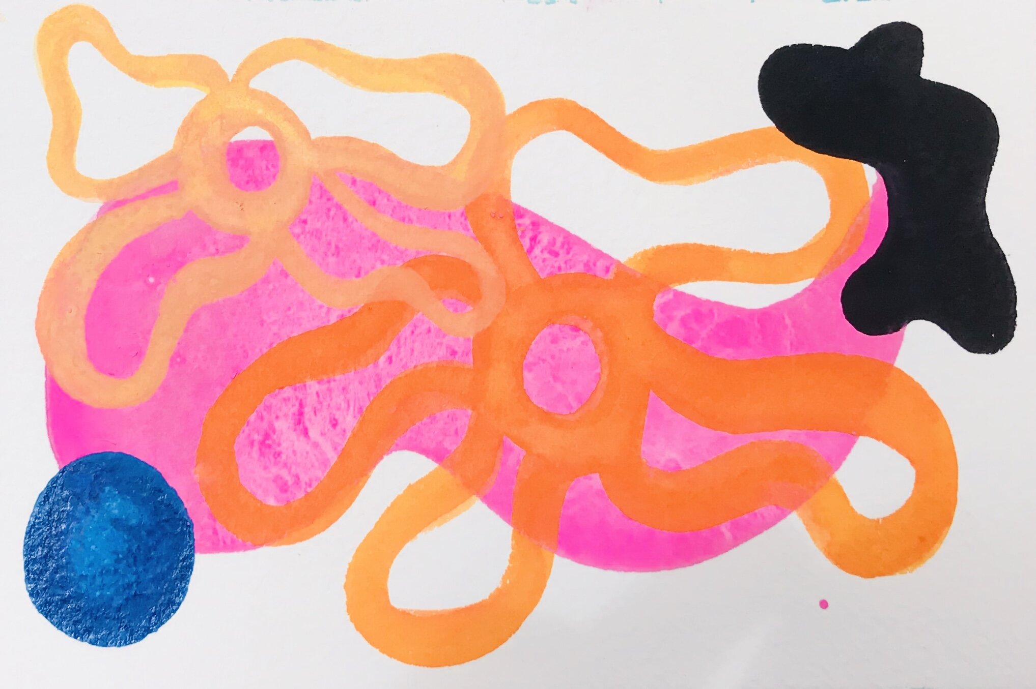 Untitled2020Watercolor, Guache4 x 6 inches