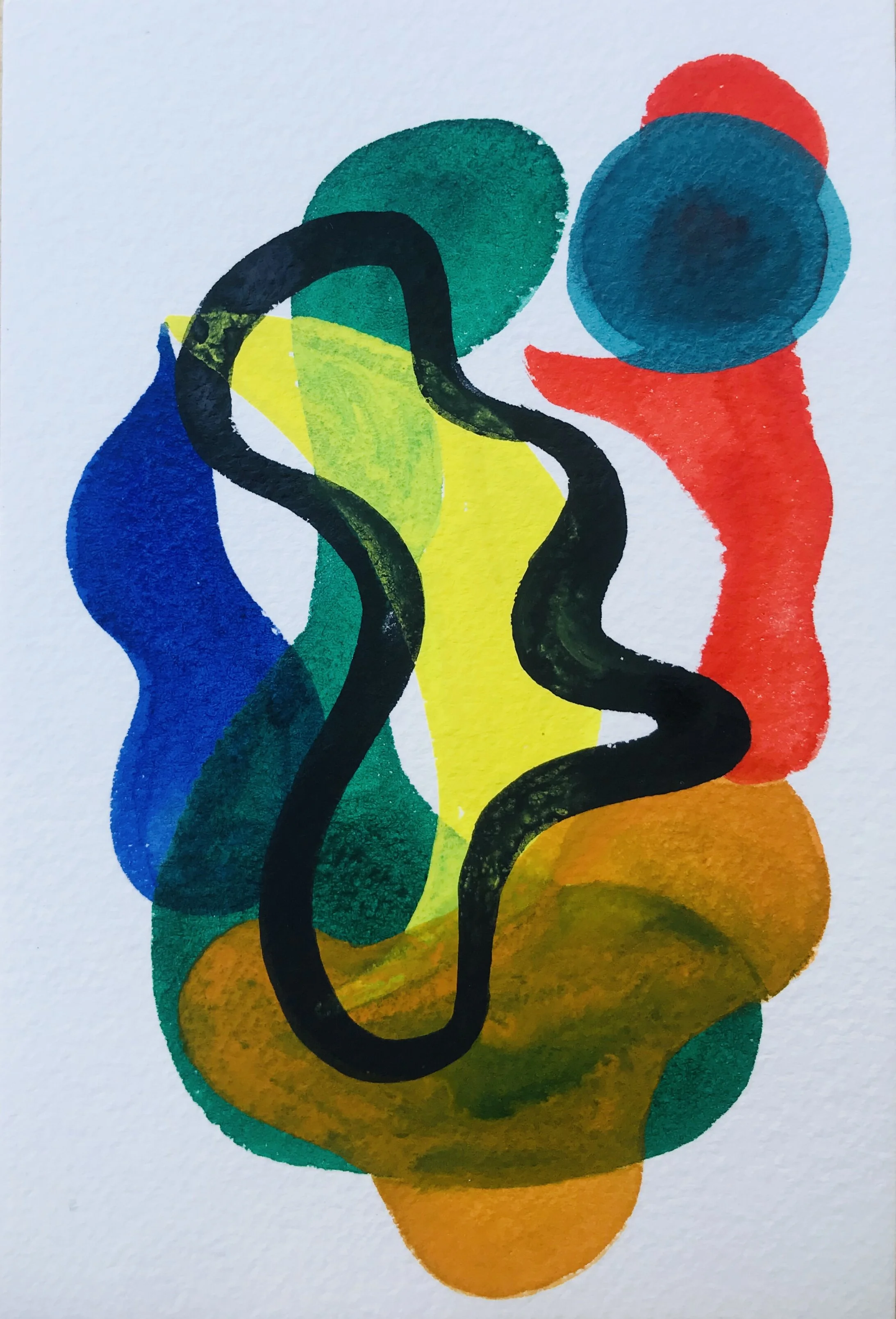 Untitled2020Watercolor, Guache4 x 6 inches