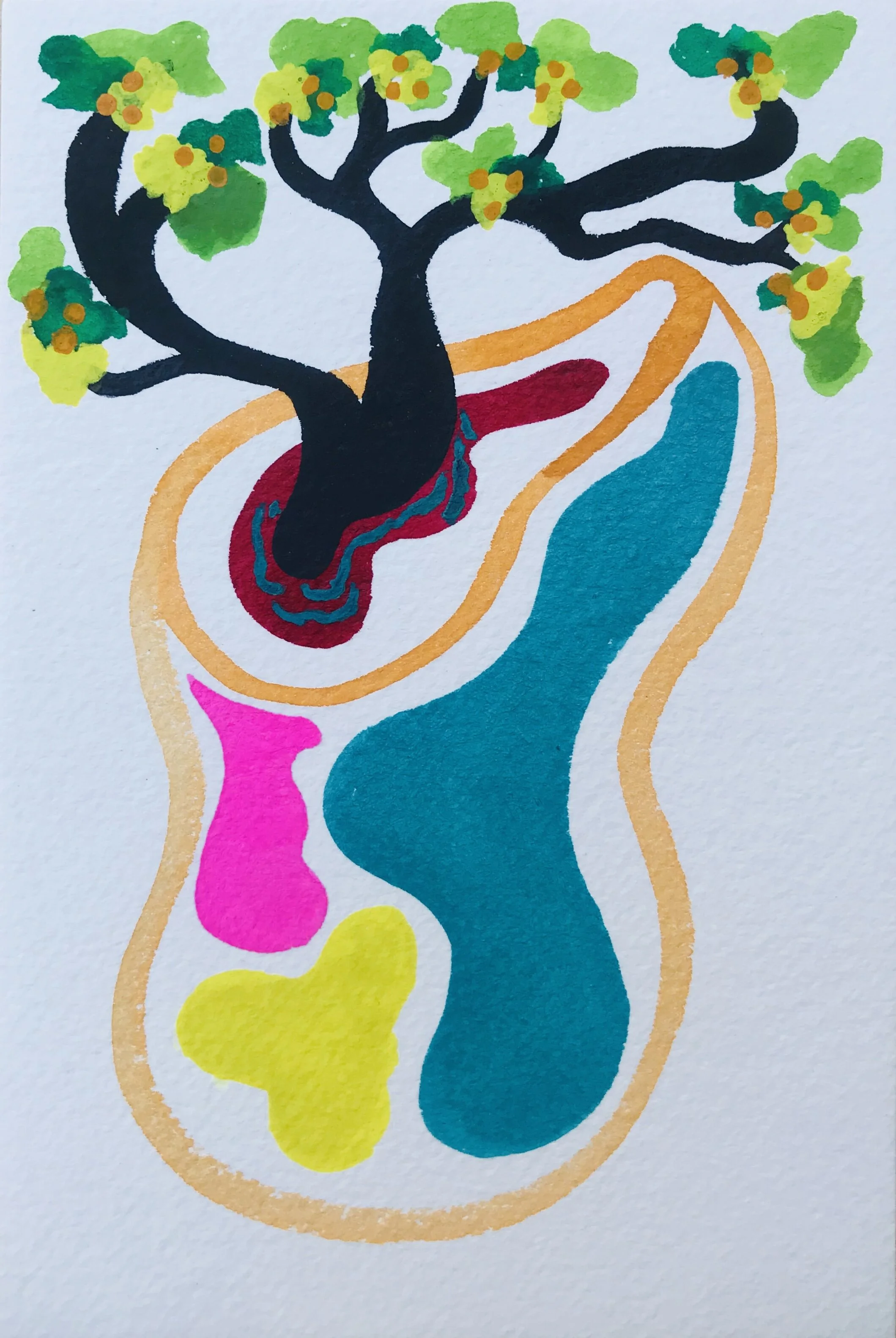 Untitled2020Watercolor, Guache4 x 6 inches