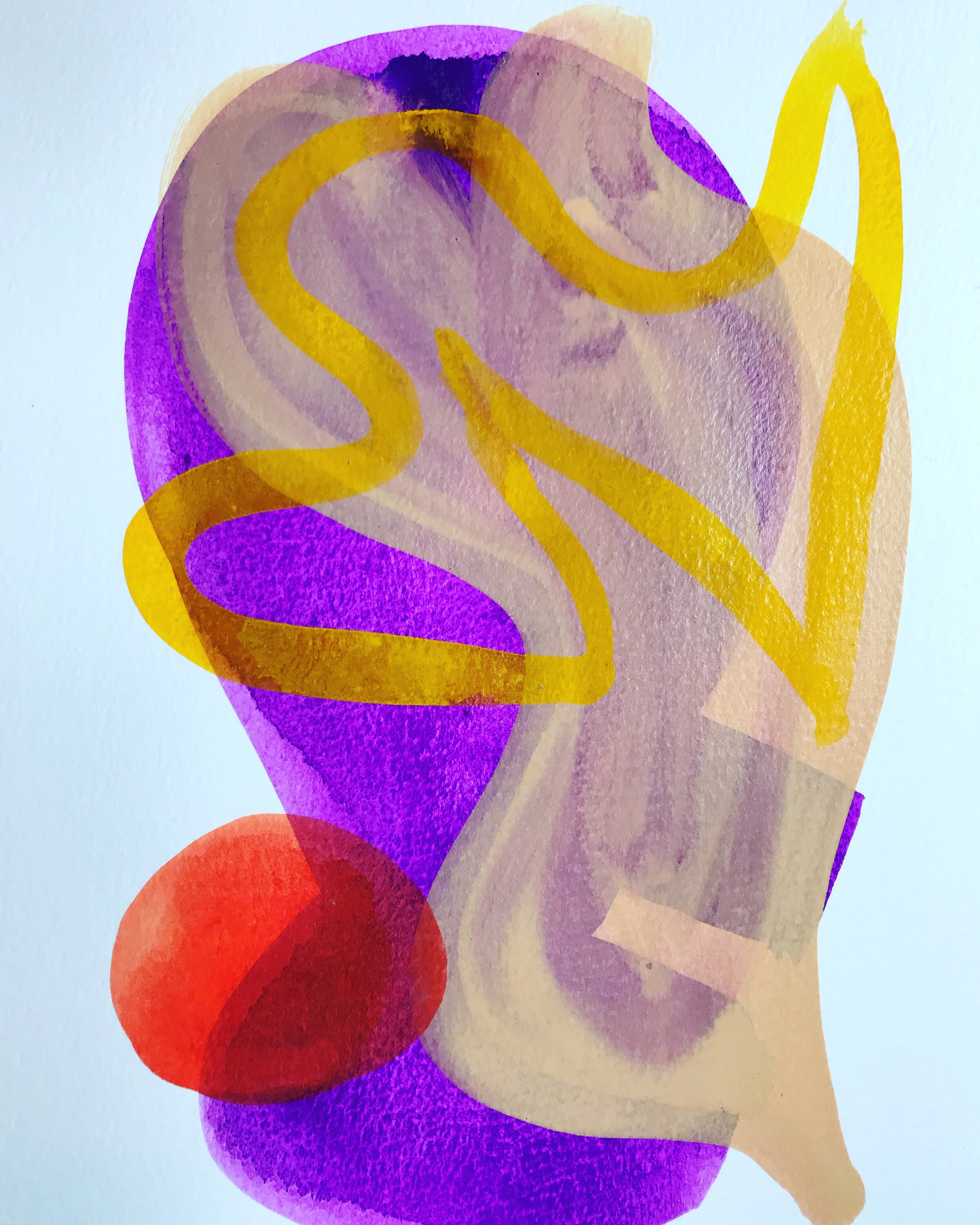 Untitled2020Watercolor, Guache4 x 6 inches