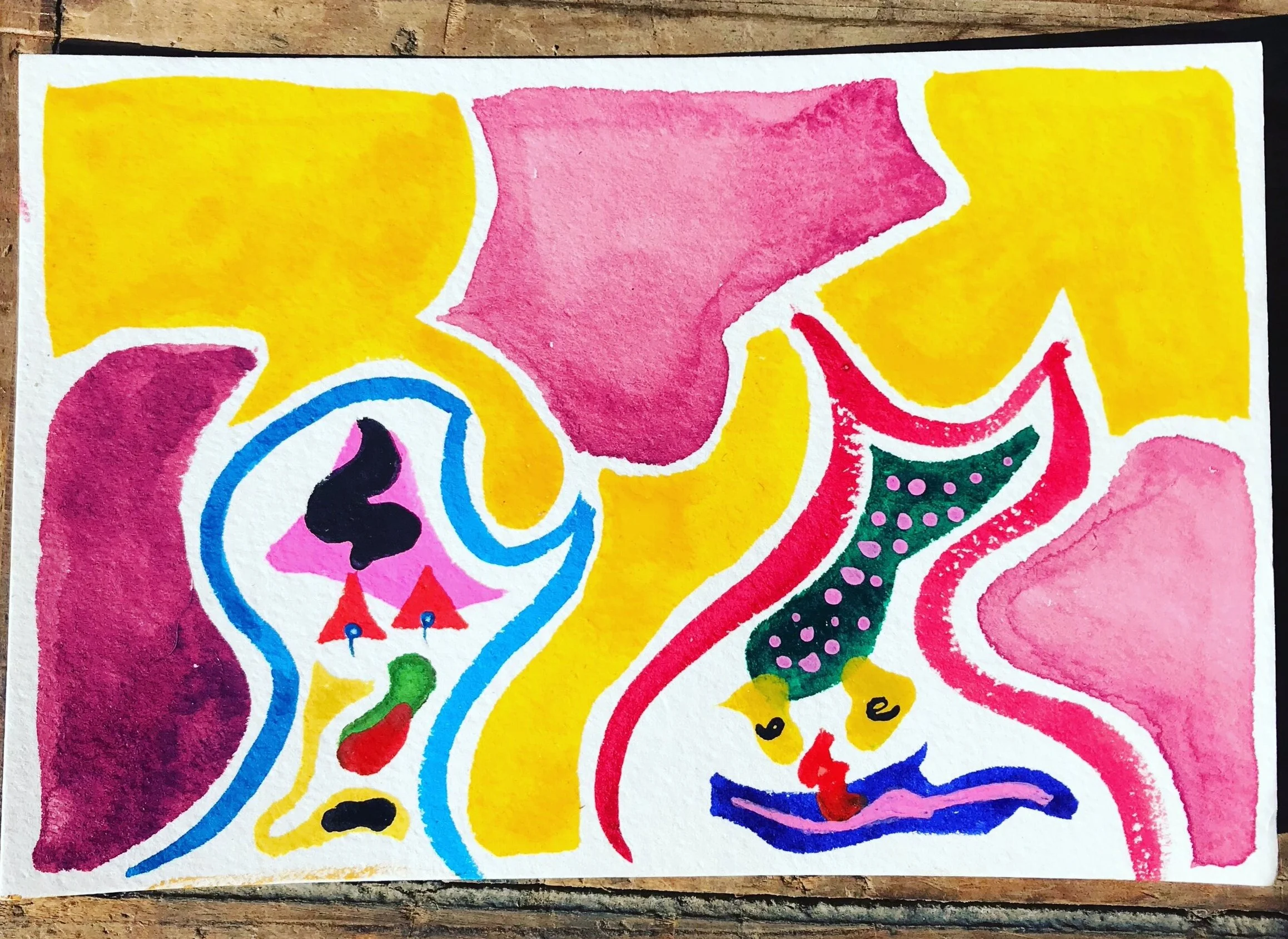 Untitled2020Watercolor, Guache4 x 6 inches