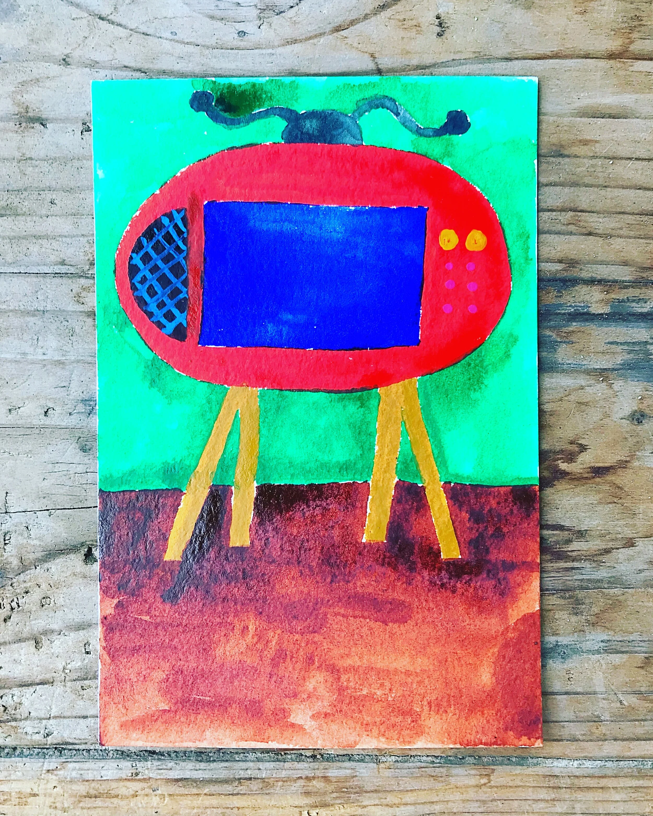 Untitled2018Watercolor, Guache4 x 6 inches