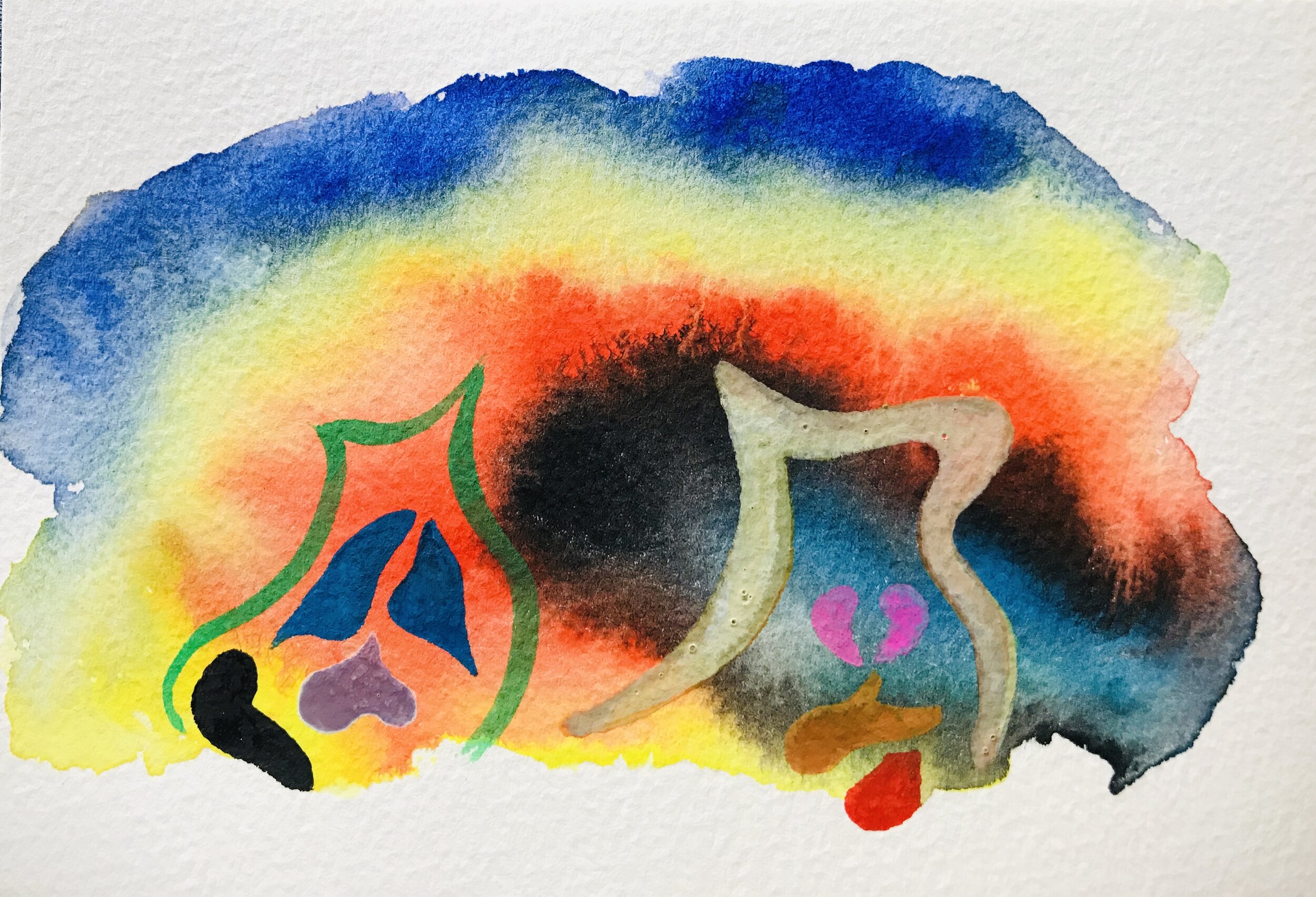 Untitled2020Watercolor, Guache4 x 6 inches
