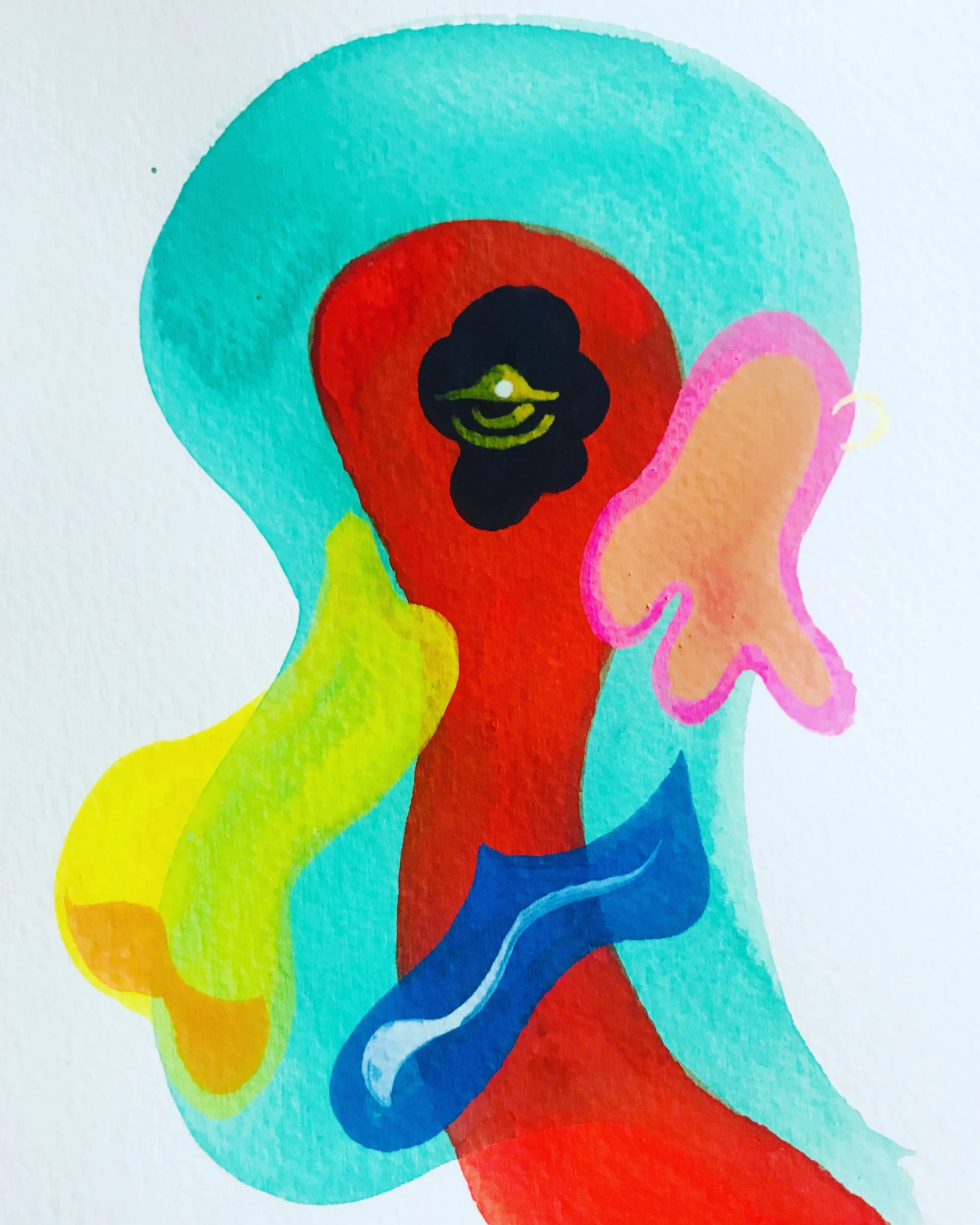 Untitled2020Watercolor, Guache4 x 6 inches