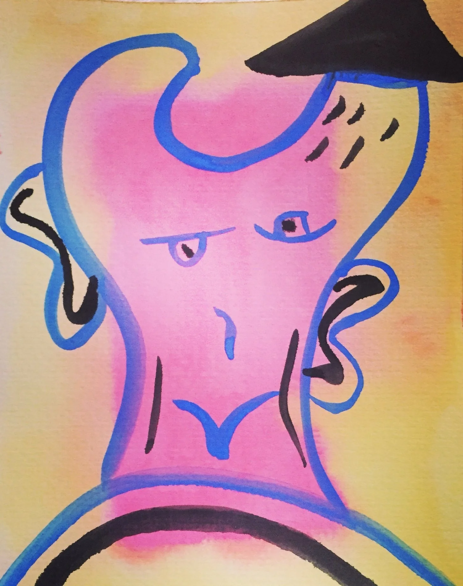 Untitled2017Watercolor, gouache6 x 8 in