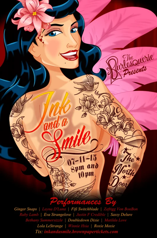 The Burlesquerie Presents: Ink and Smile - Tales of Tattoos From the Inked Bodies of Burlesque