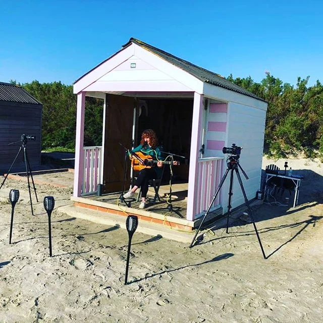 Helluva day down Whittering filming for The Beach Hut Sessions yesterday - thanks for having me 👍🏼 #beachhutsessions #westwhittering #sandybeach #bluesky #beachhut #sweating