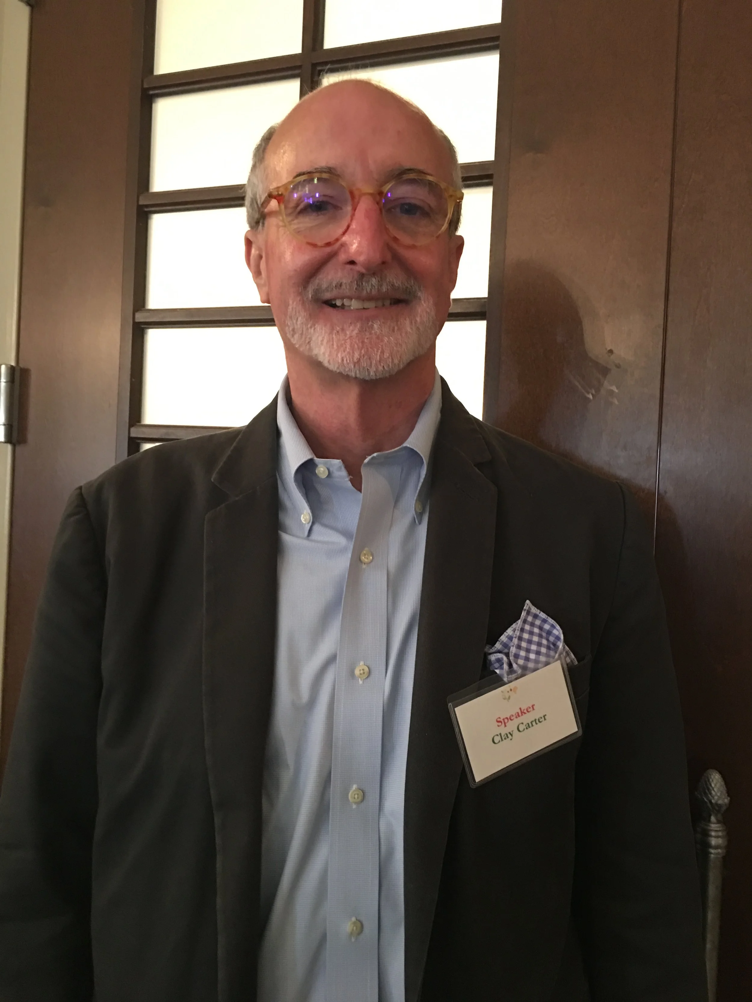 Nov 2018 Speaker Clay Carter.JPG