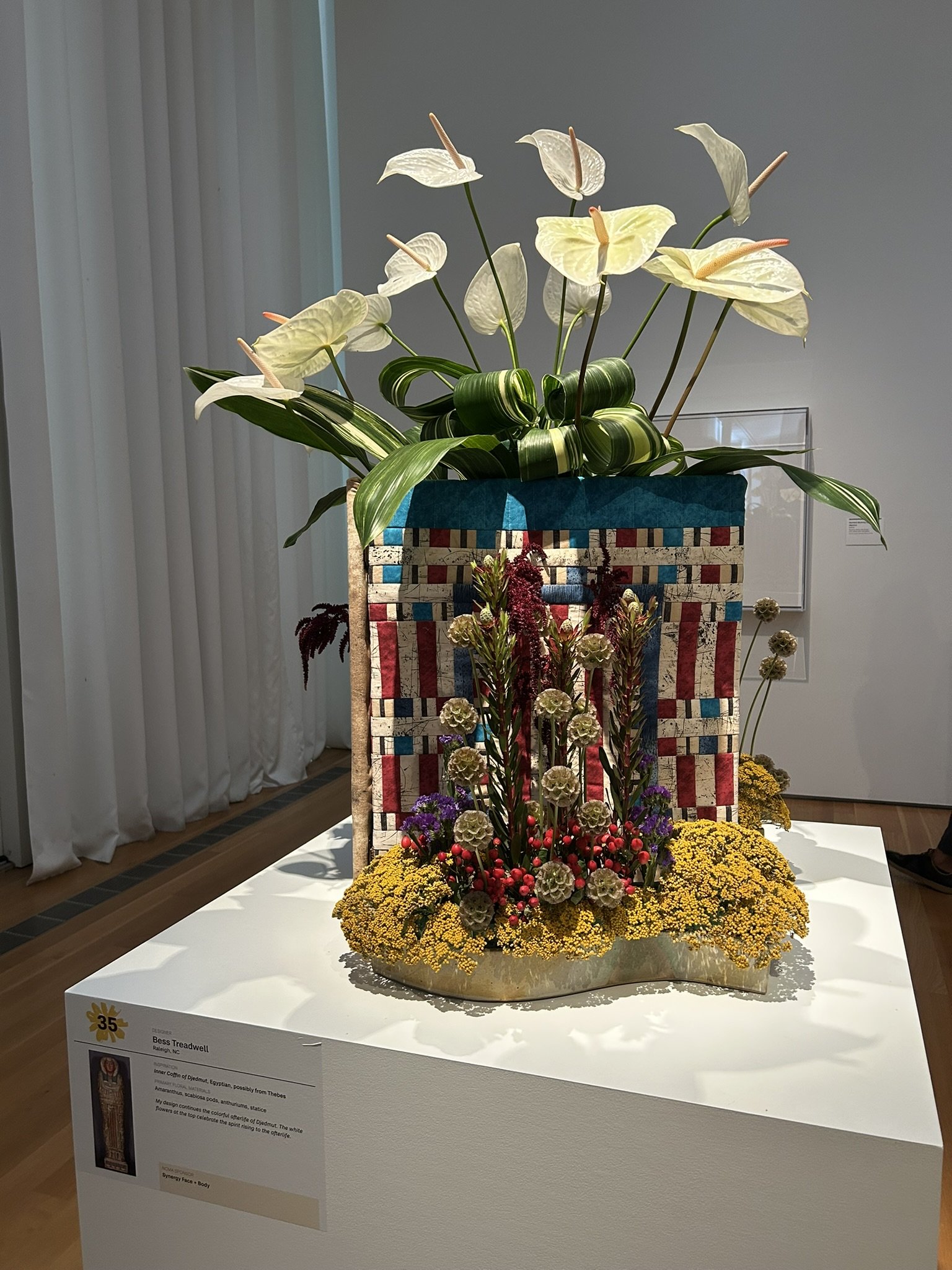 Art in Bloom 2026 Entry by RGC member Bess T.