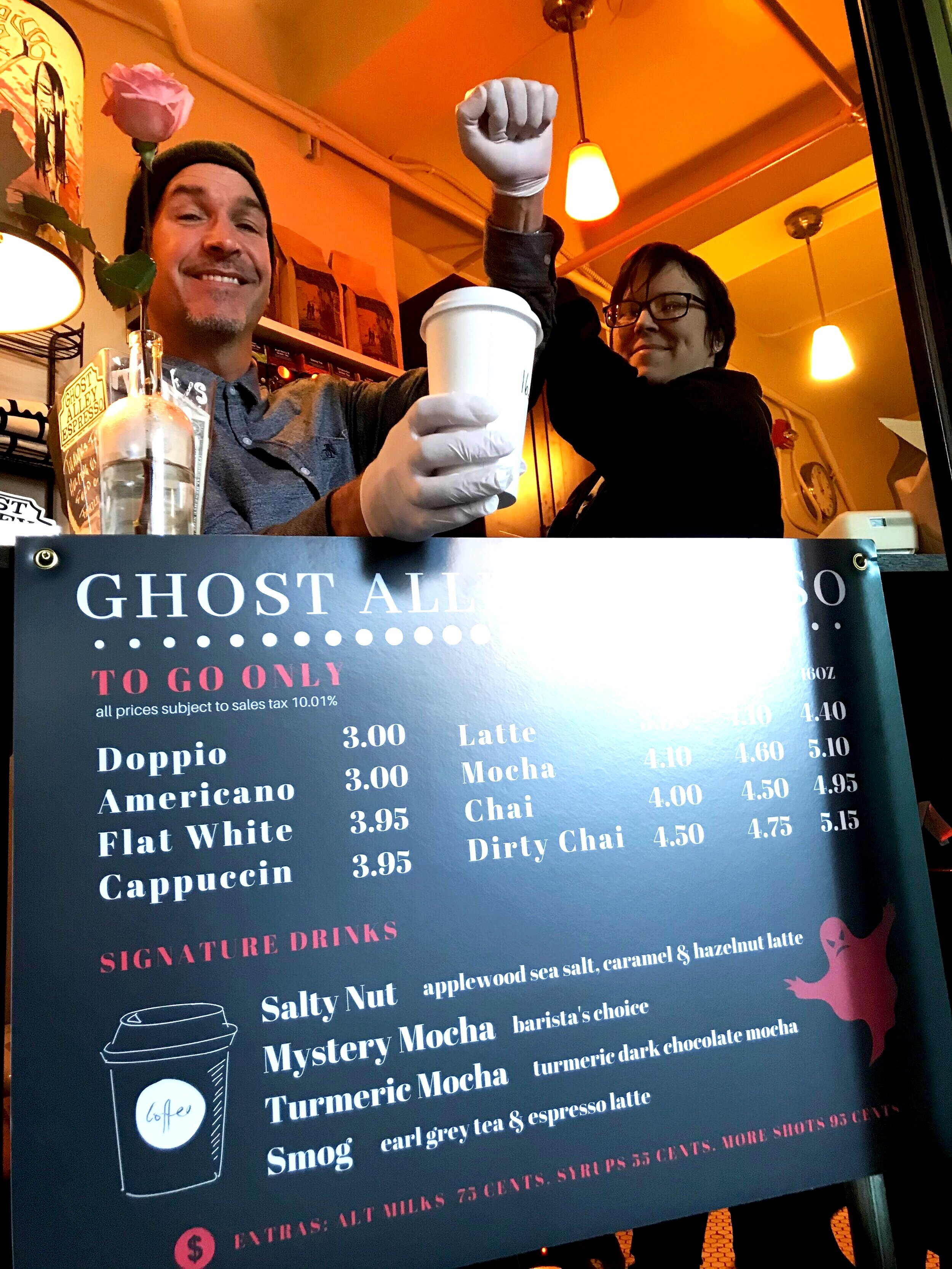 ghost alley espresso mug
