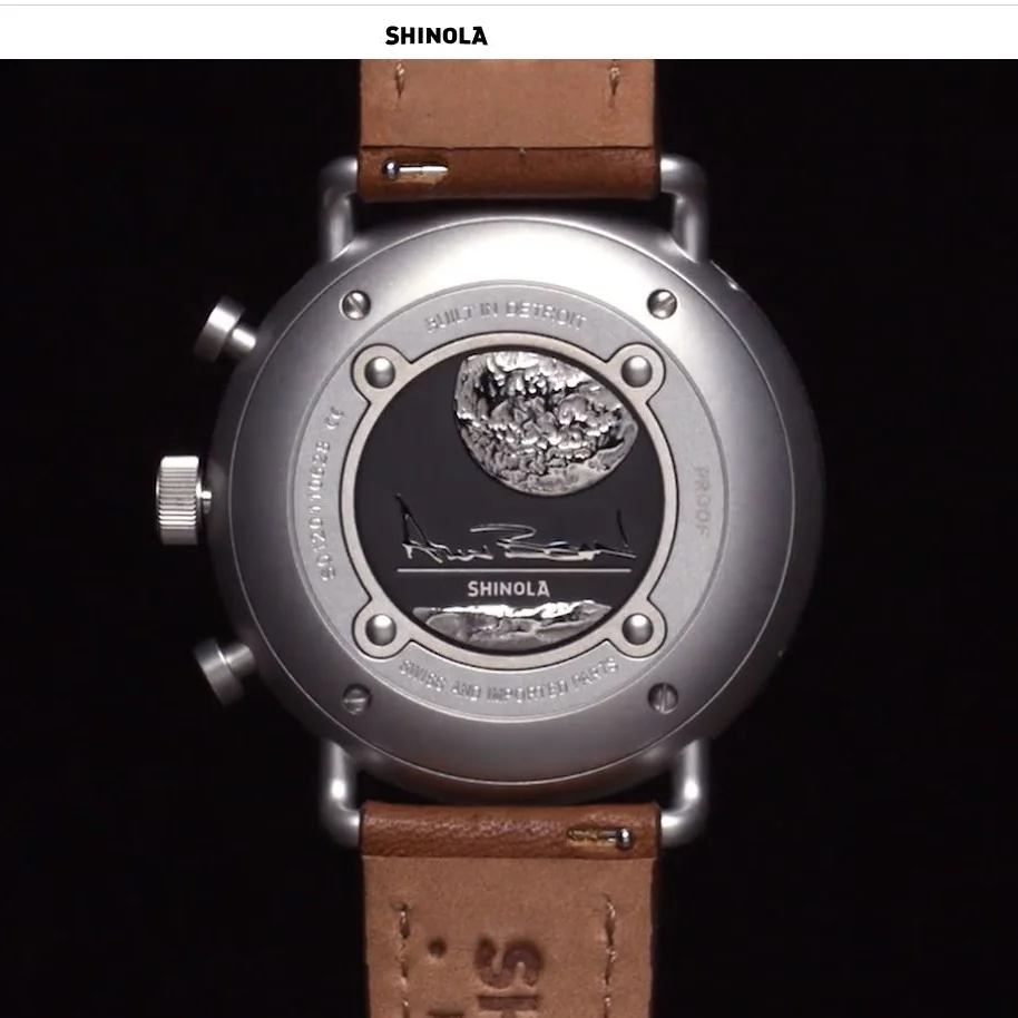 Shinola Watch Caseback CAD Design — PJ Chen Design