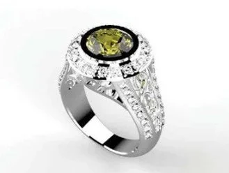 Renaissance-Inspired Yellow Sapphire Engagement Ring — Custom Jewelry Design