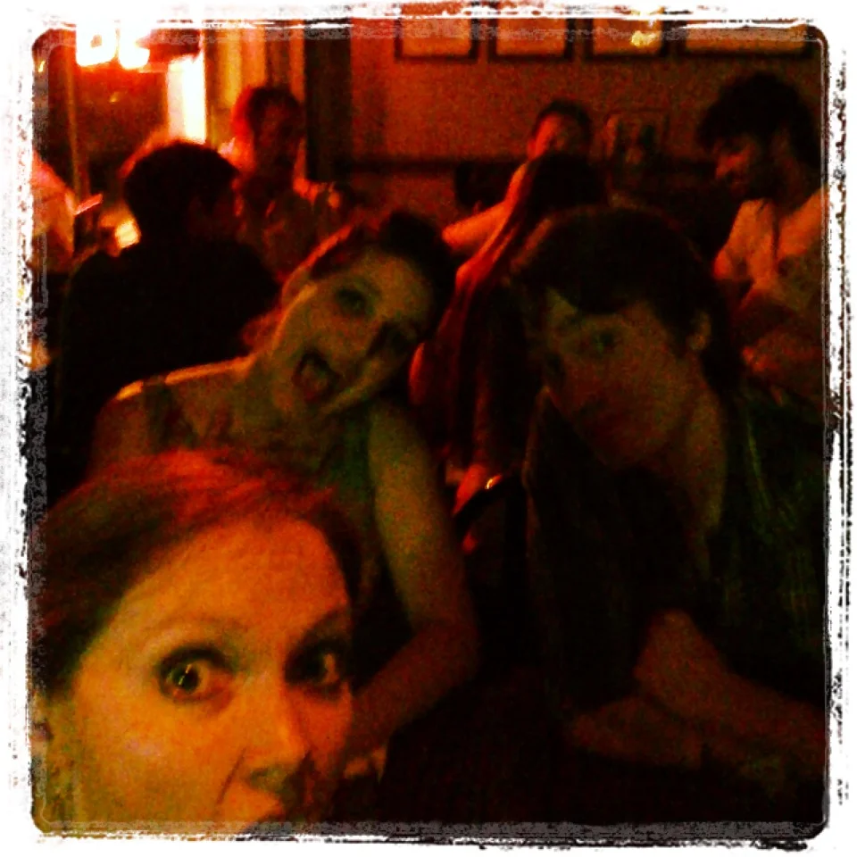 Hamlet, Ophelia, and Laertes out and about