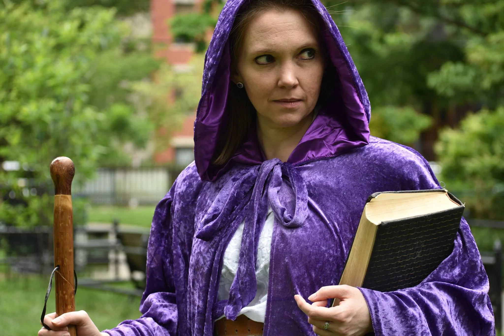 From The Tempest, photo by Hudson Shakespeare Company