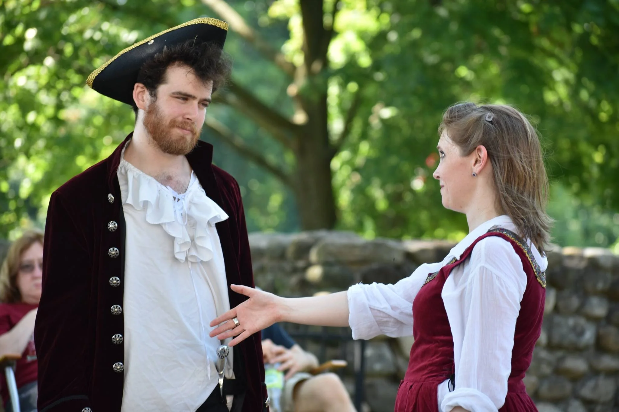 From The Tempest, photo by Hudson Shakespeare Company