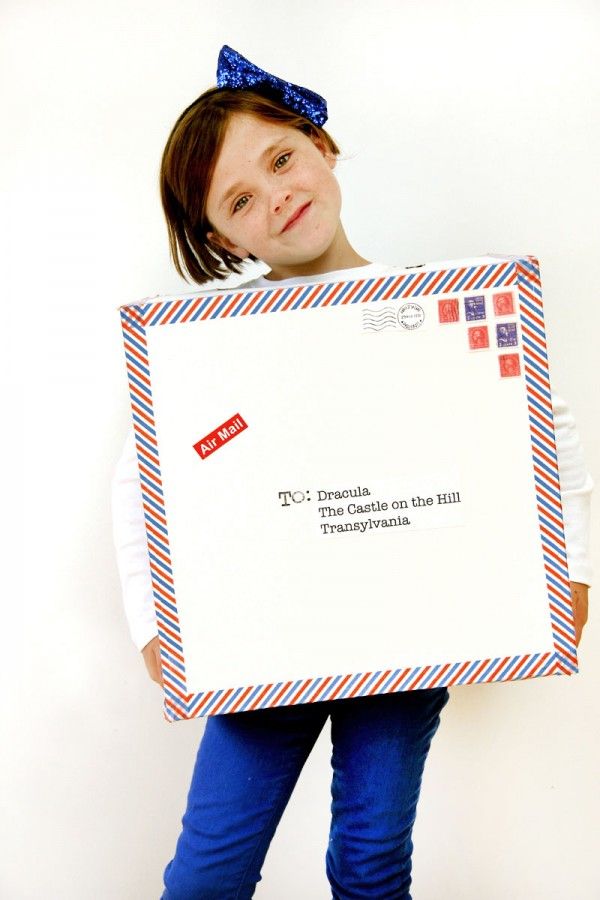 Air Mail Package Costume by Studio DIY | Keeper & Co. Blog