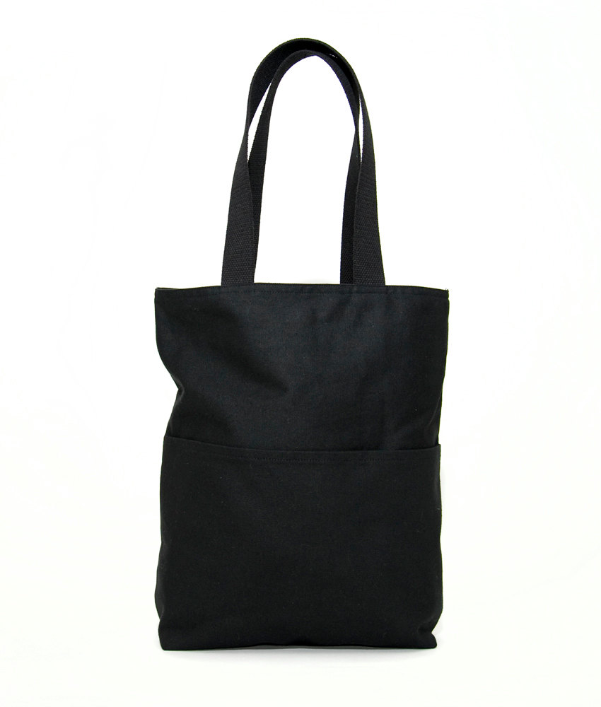 Black Canvas Tote by WAAM Industries | 6 Eco-Friendly Tote bags | Keeper & Co. 