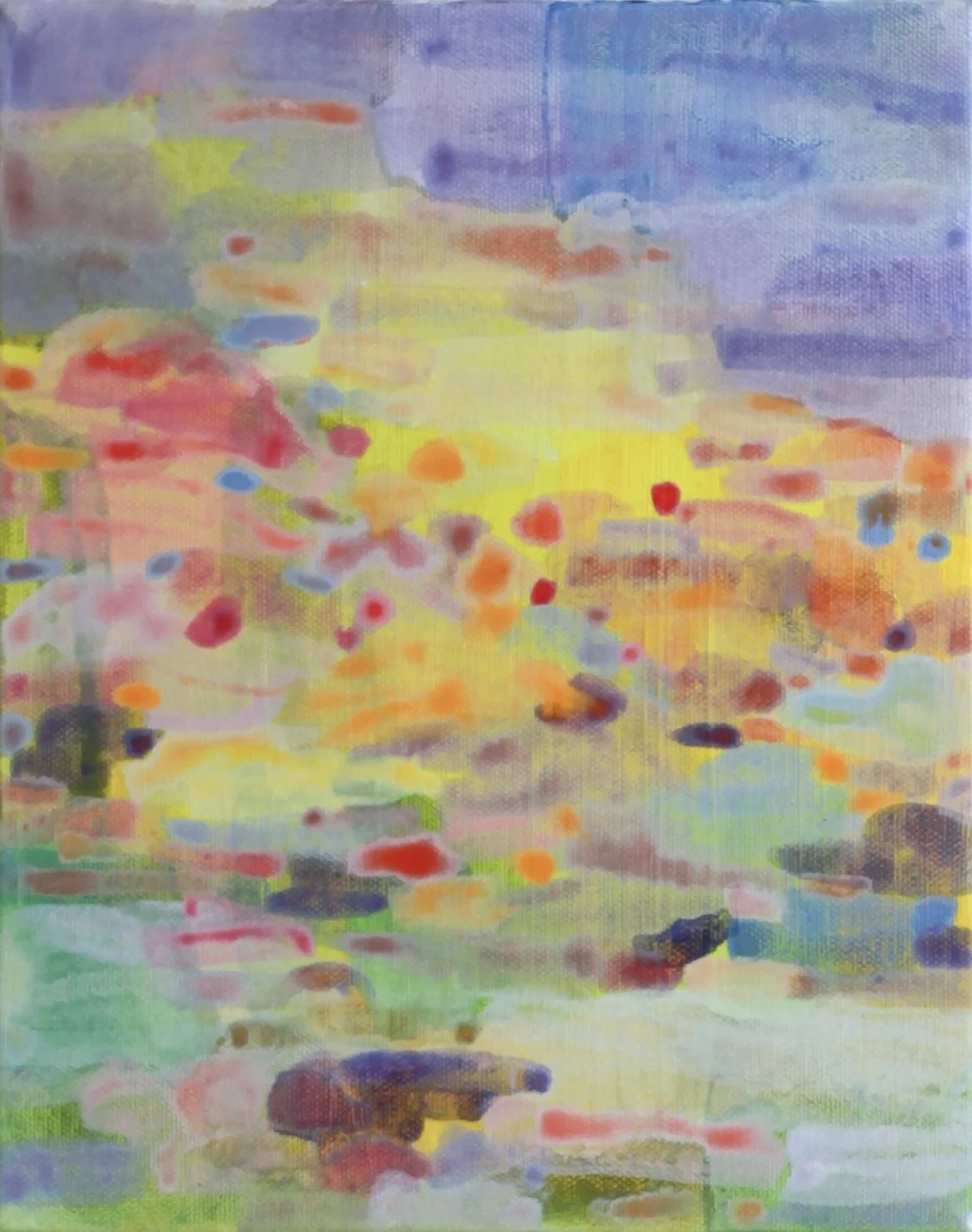 Reflected in Peace I 8" W x 10" H x 0.75" Acrylic on Canvas