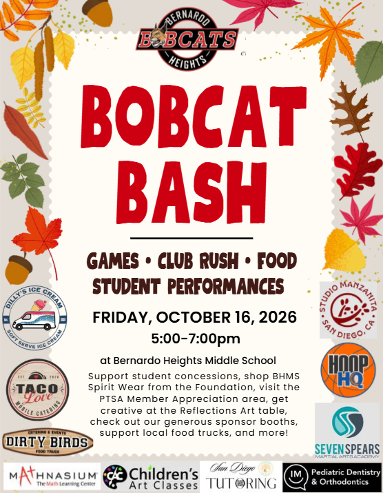 Bobcat Bash 🎉Friday, Oct 16