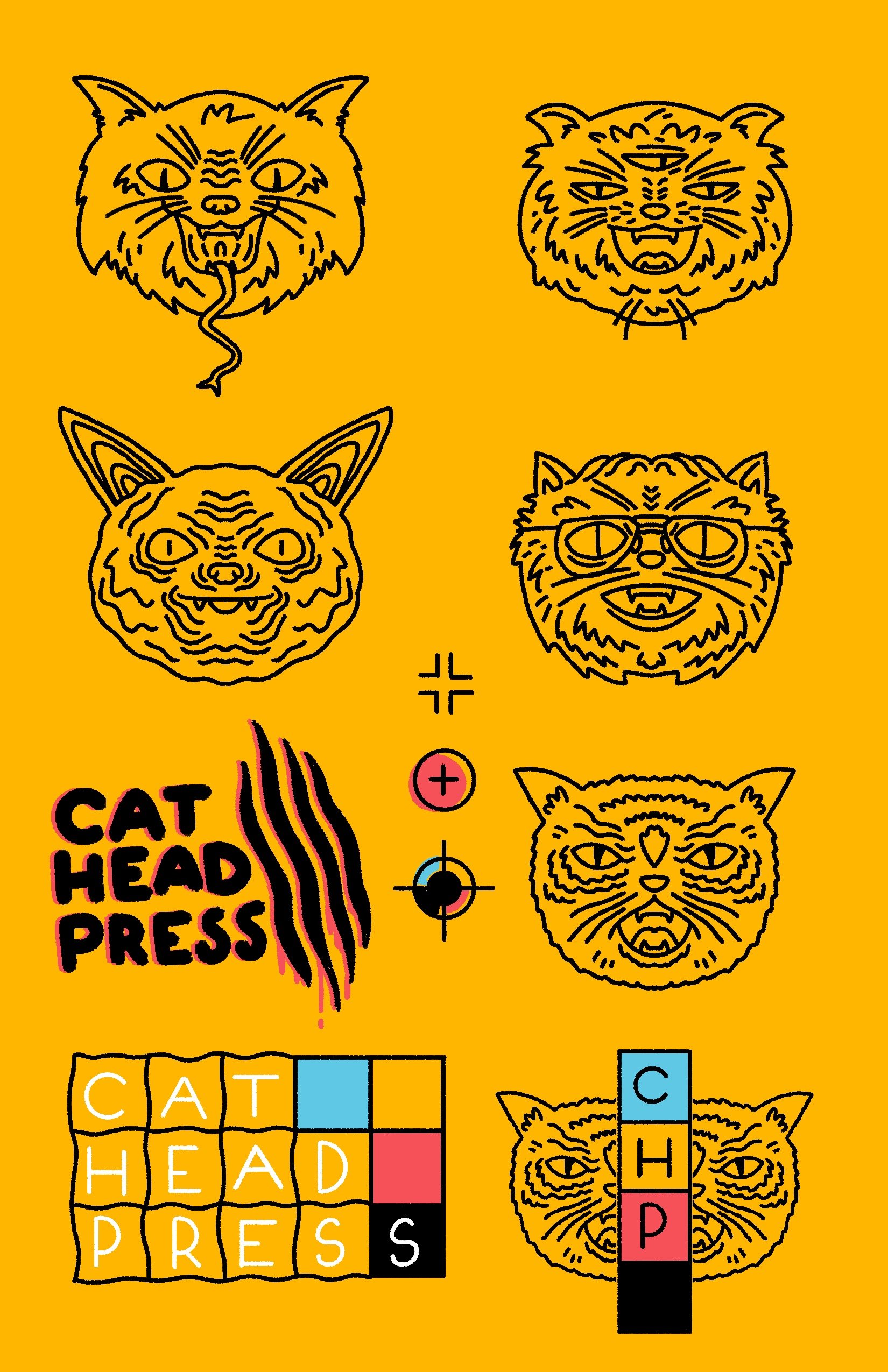 Cat Head Press - Rebrand Sketchbook 1