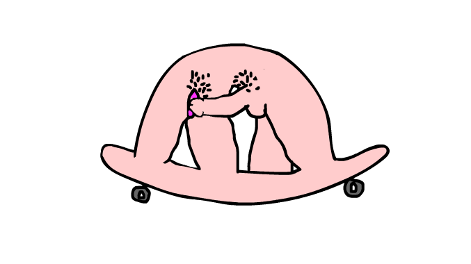 Self-loving skateboard