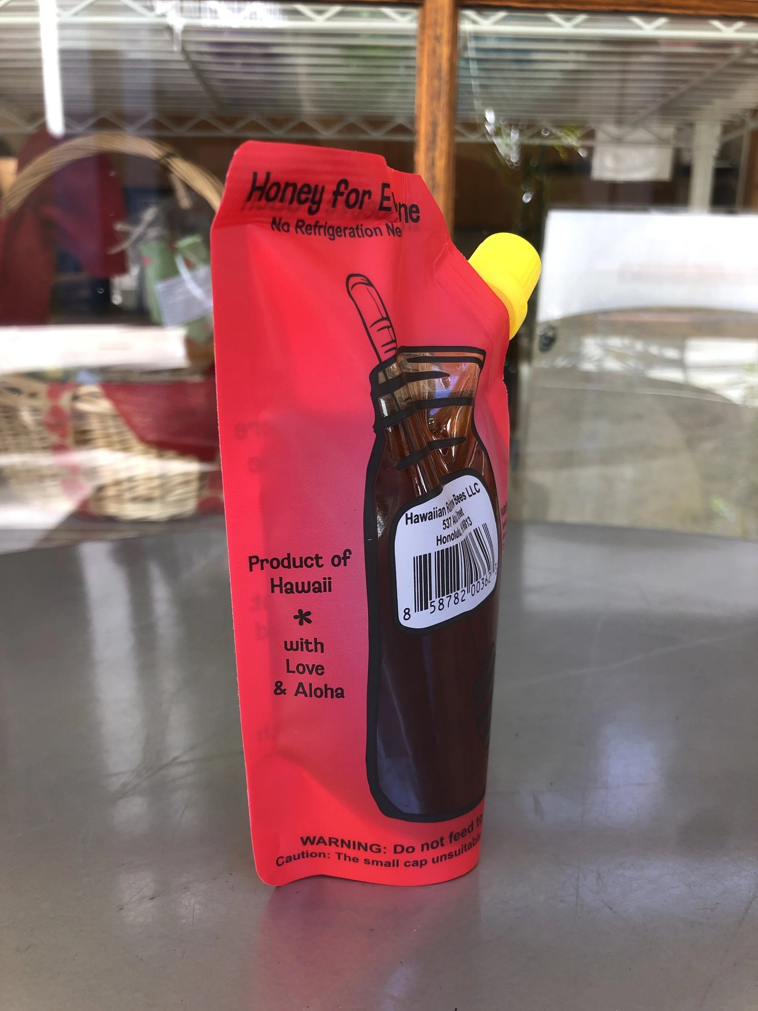 Easy Squeeze Pouch of Hawaiian Honey 8 oz — Downtown Coffee
