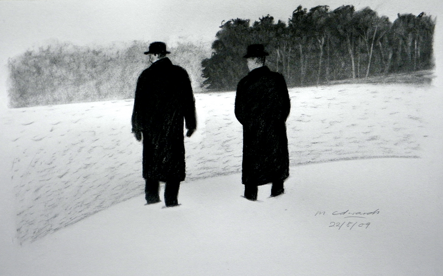 Watching The Approaching Man