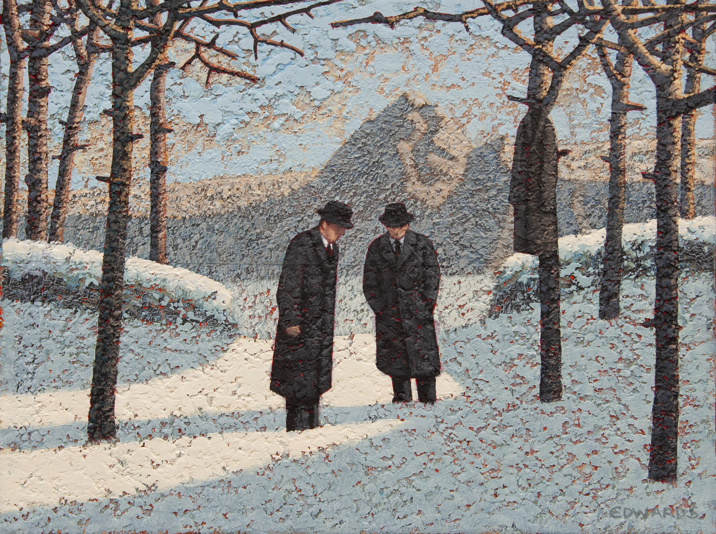 Two Men in Conversation