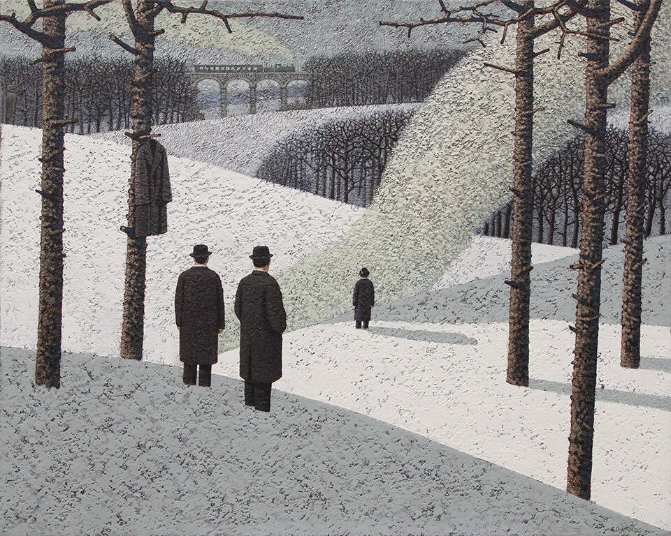 Watching the Man Watching the Train