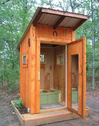 Traditional Outhouse 