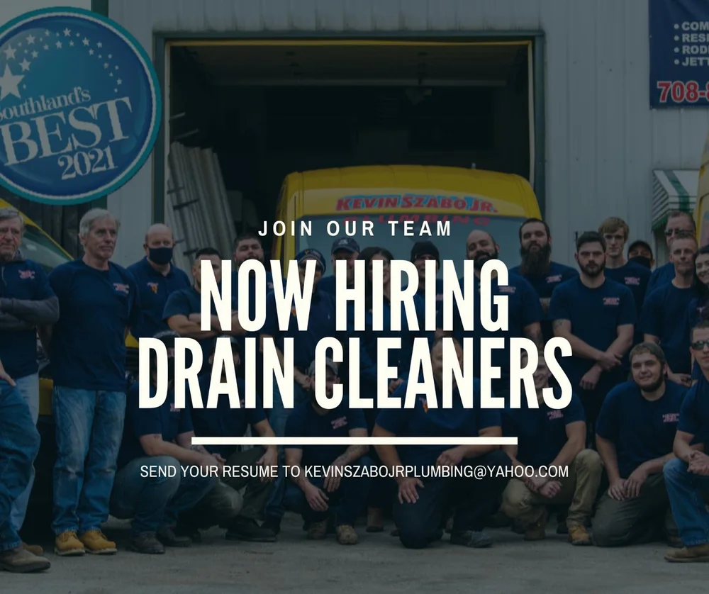 Now Hiring Plumbers — Kevin Szabo Jr Plumbing - Plumbing Services│Local  Plumber│Tinley Park, IL
