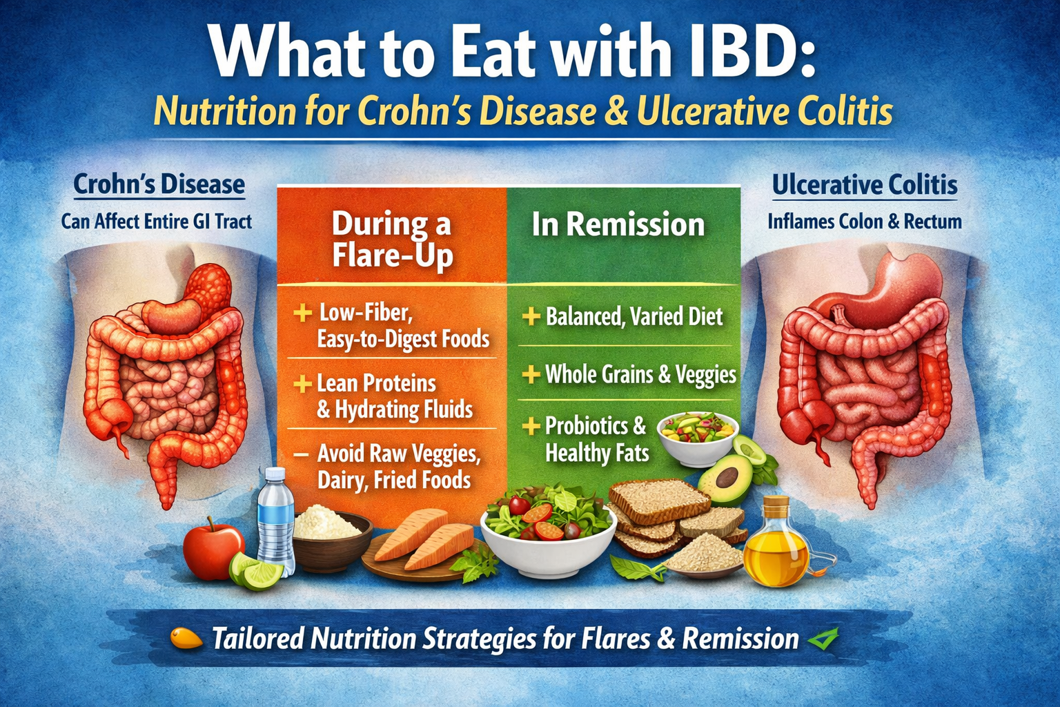 Eating for Remission &amp; Flare-Ups with Inflammatory Bowel Disease