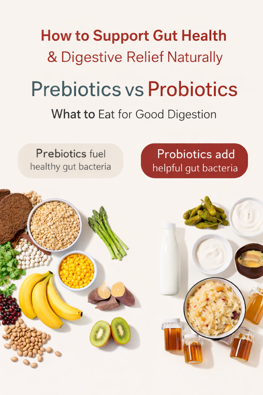 Eat More Prebiotics & Probiotics: A Simple Way to Support Gut Relief