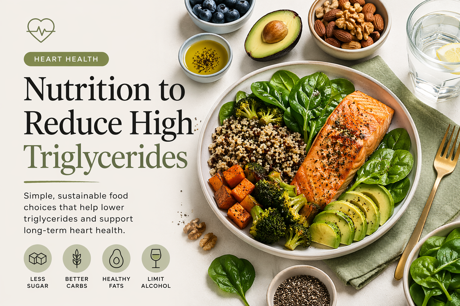 How to Lower Triglycerides Naturally (Without Overhauling Your Entire Diet)