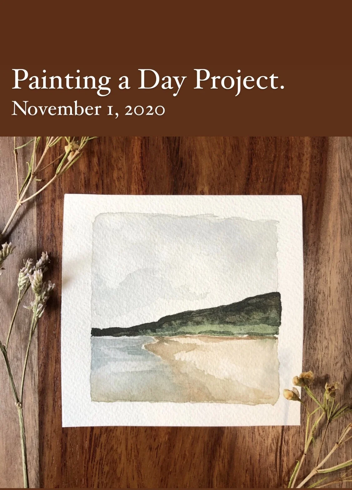 Painting a Day Project- Day 1, Northern Ireland