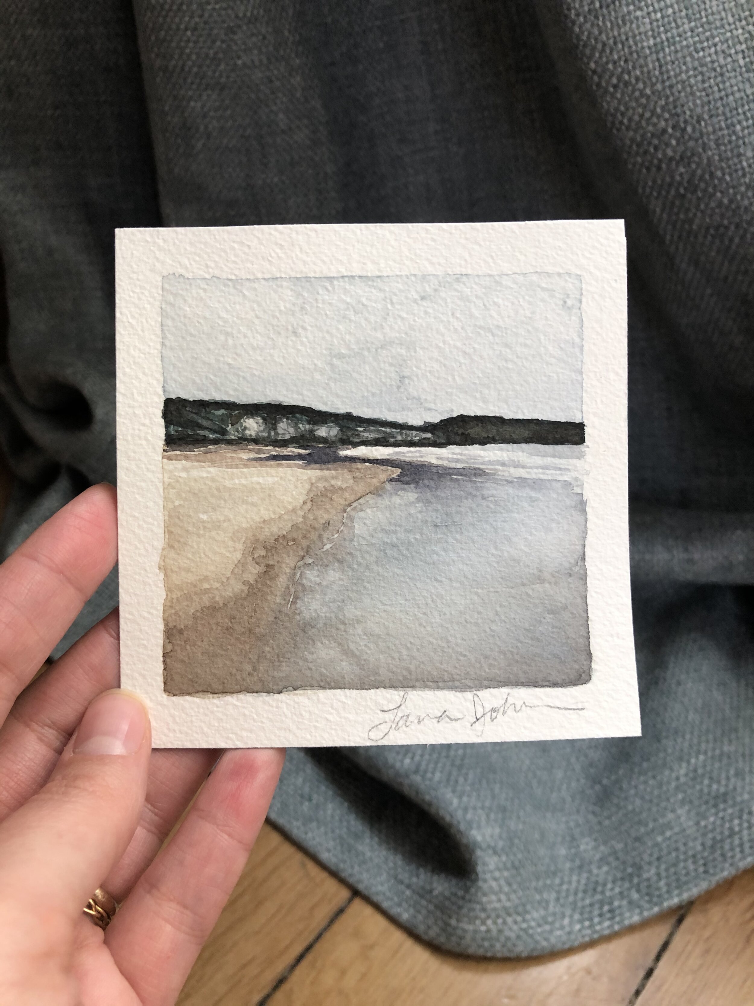 PAINTING A DAY PROJECT- DAY 7, COASTAL CAUSEWAY ROUTE, NORTHERN IRELAND
