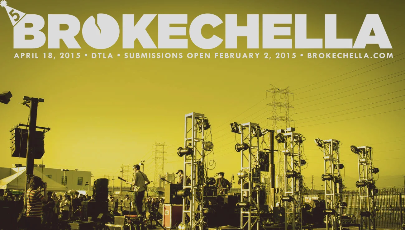 I think the color of this submission call is "Brokechella yella'."