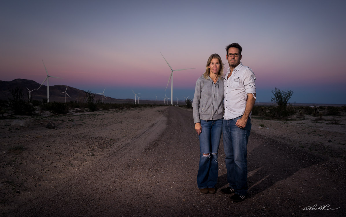 Tara and Will, "Windmill City", Ocotillo, CA
