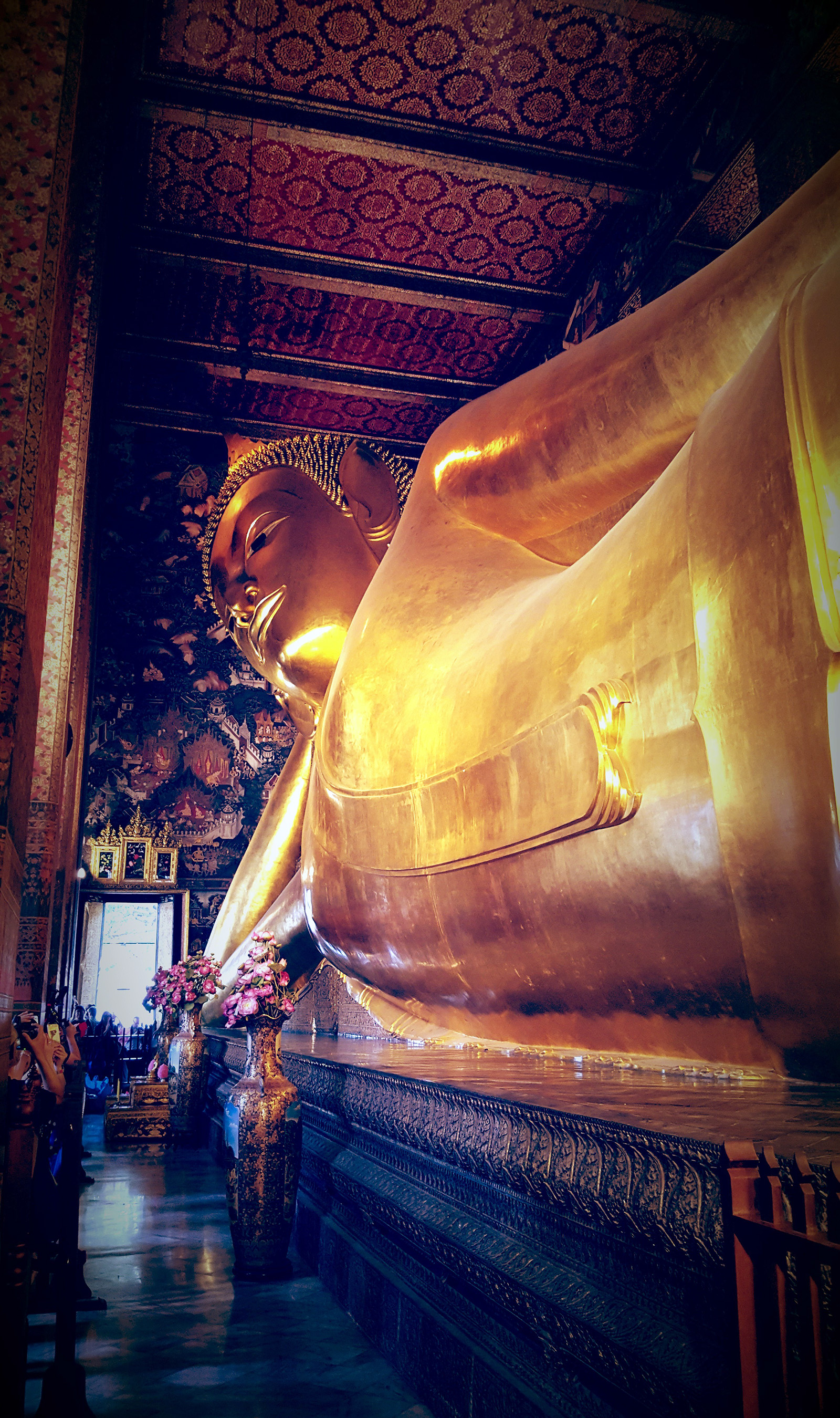 the chapel of the reclining Buddha, Wat Pho, Bangkok