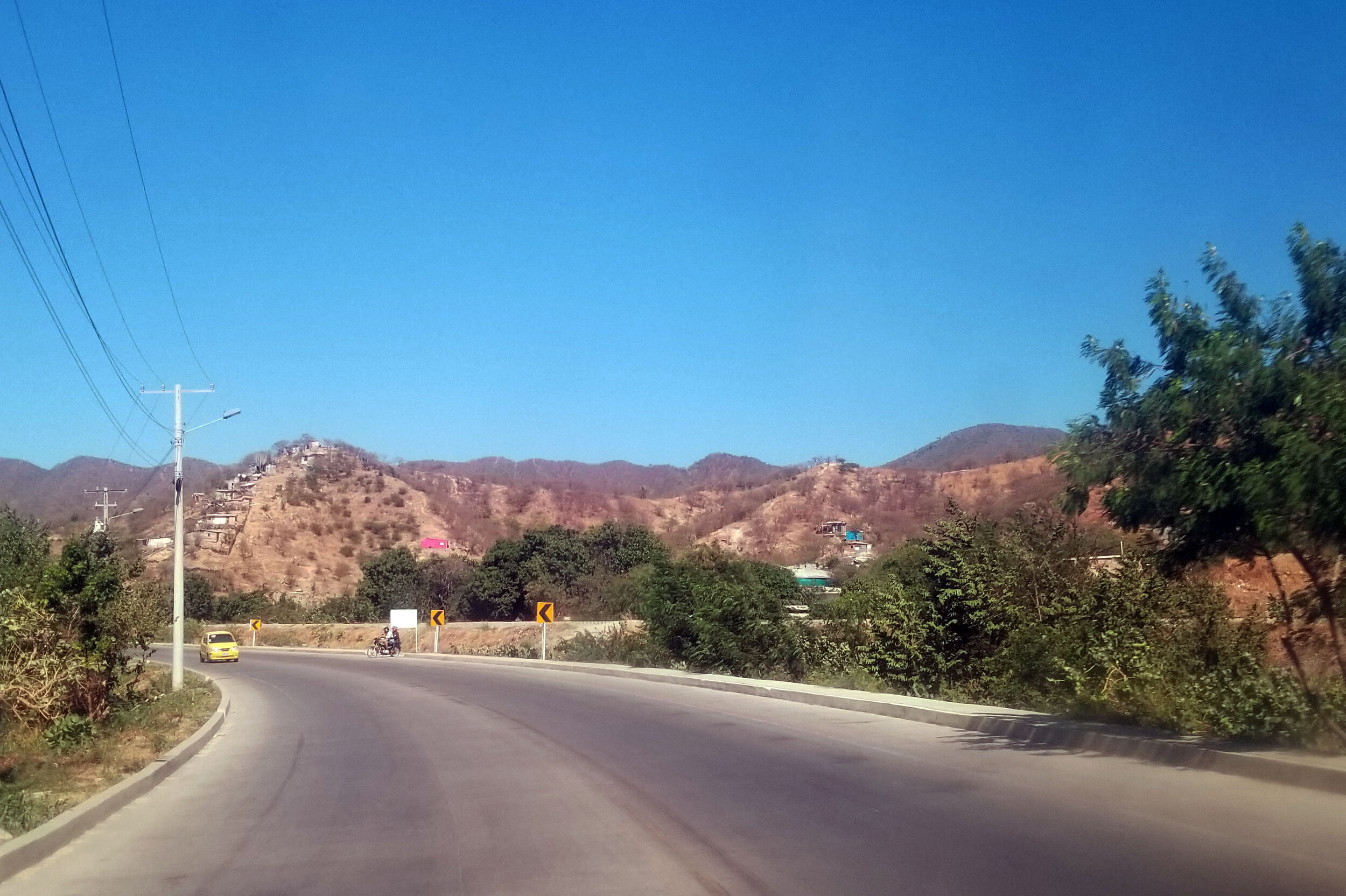 On our way out of the city heading to Sierra Nevada