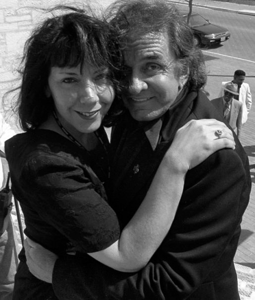 Jo Rae and Johnny Cash. Photo by Martha Grenon