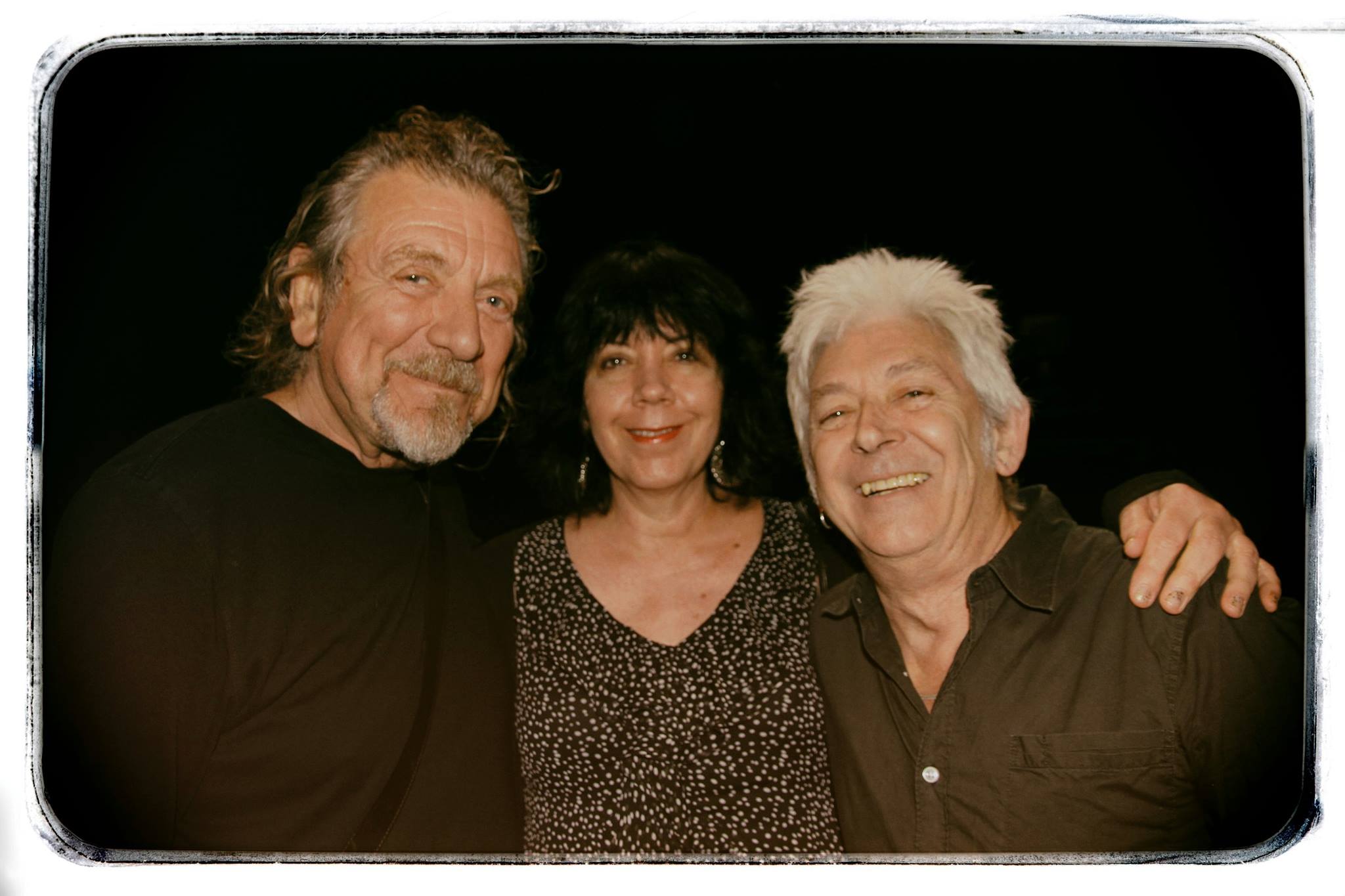 Robert Plant, me, and Mac at Stubbs